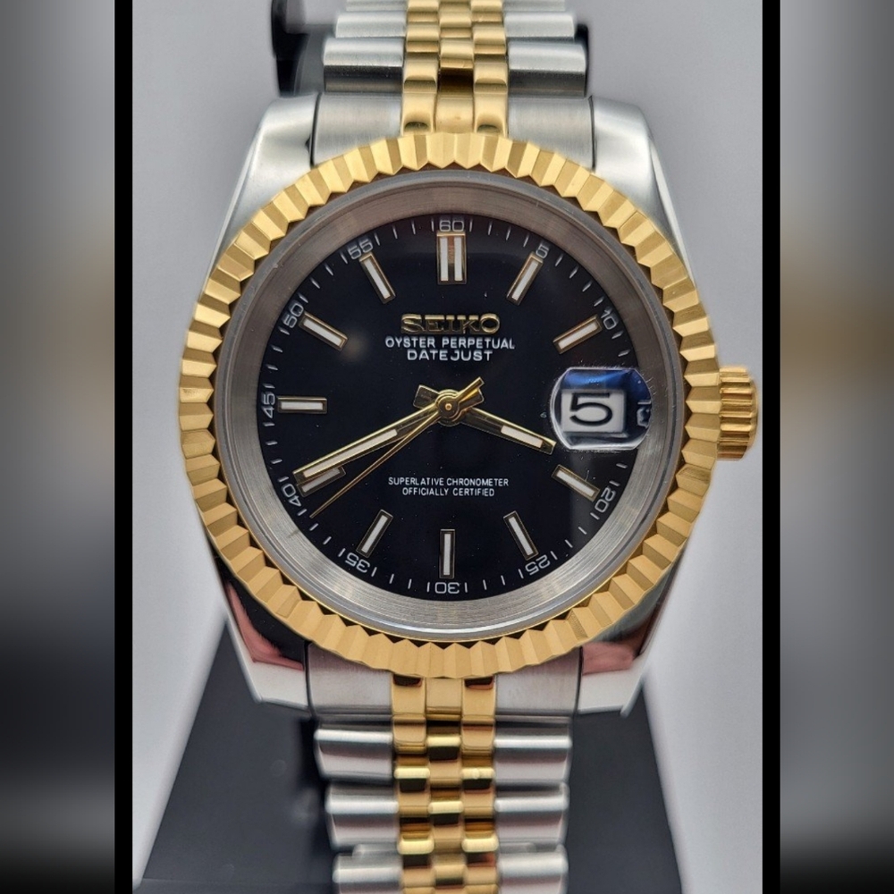 New Seiko Mod 36mm Automatic Watch